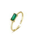 Baguette Ring - Green