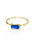 Baguette Ring - Sapphire